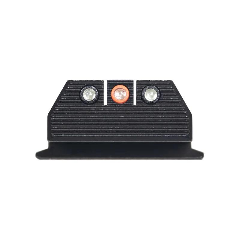 Night Fision Optics Ready Stealth Night Sight Set Orange Front Black Back for S&W M&P 9 Shield Plus 3 Night Fision Optics Ready Stealth Night Sight Set Orange Front Black Back for S&W M&P 9 Shield Plus