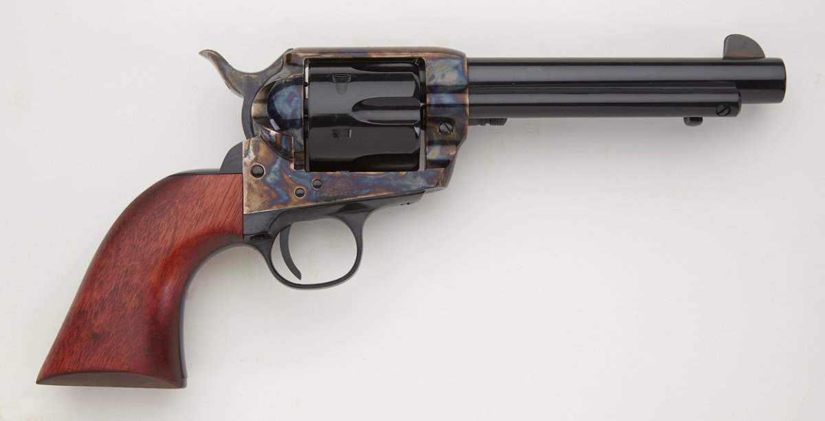 Pietta 1873 Californian Handgun .45 Colt 6rd Capacity 5.5" Barrel Walnut Grips 3 Pietta 1873 Californian Handgun .45 Colt 6rd Capacity 5.5" Barrel Walnut Grips