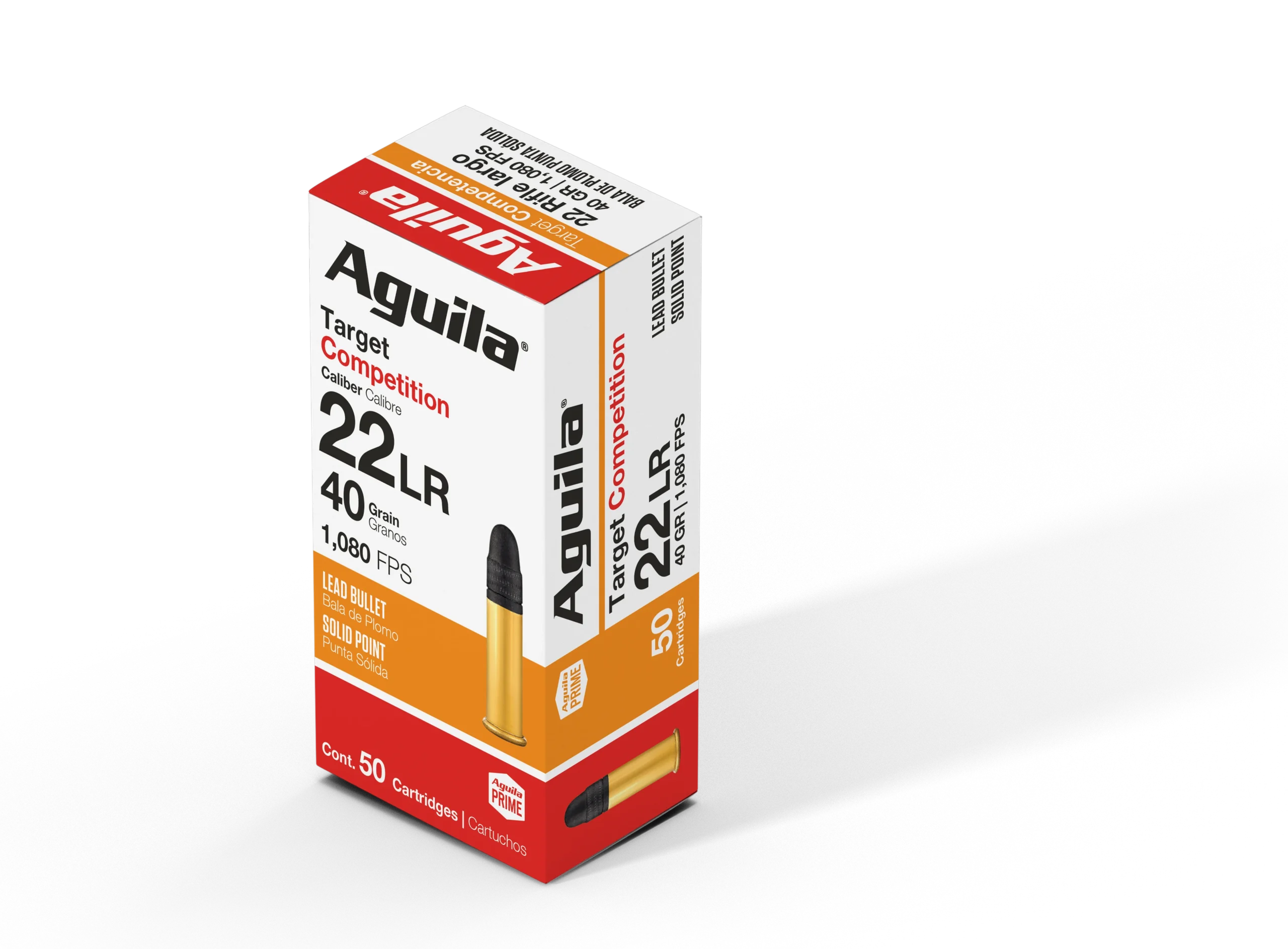 AGUILA 22LR SV SP TRGT 40GR 50RD BX 20 BXS PER CS 3 AGUILA 22LR SV SP TRGT 40GR 50RD BX 20 BXS PER CS