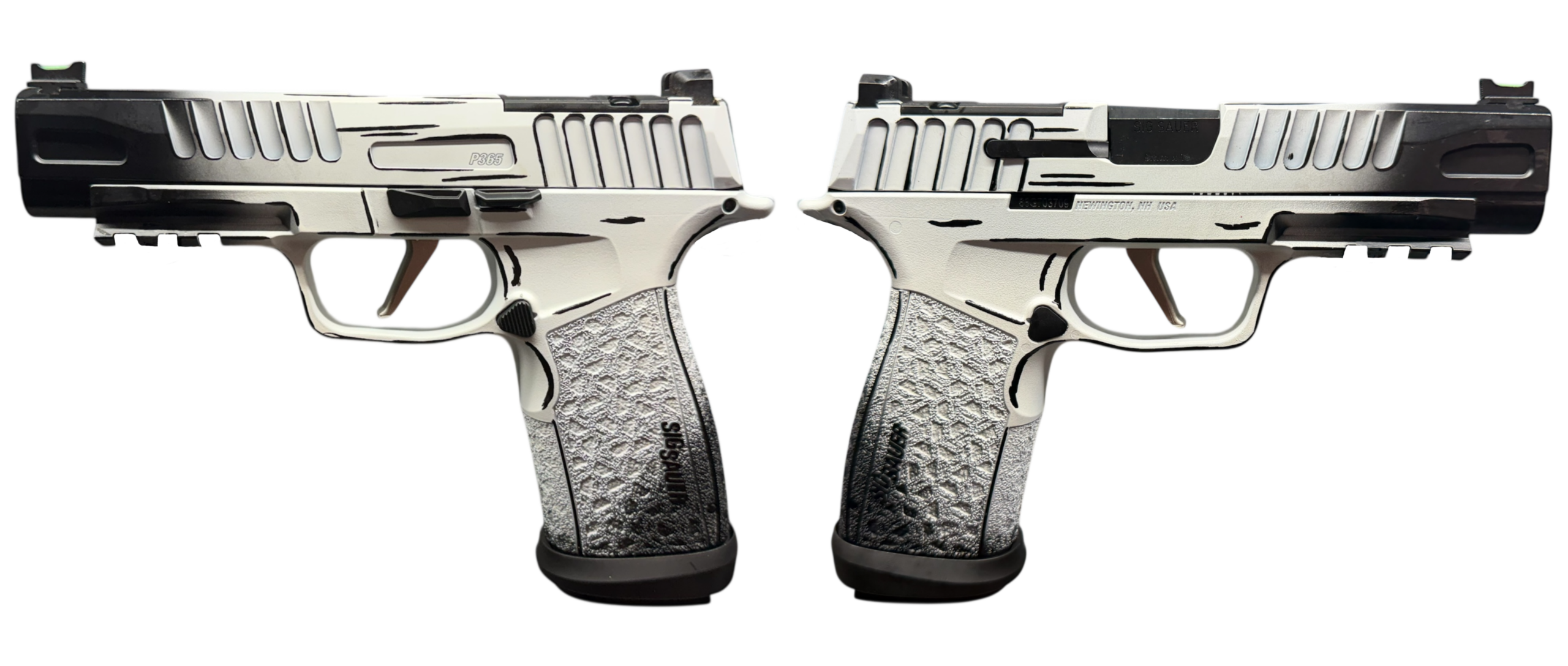 SIG SAUER P365 FUSE SKETCH 9MM 4.3" O.R. 1-17RD, 2-21RD 3 SIG SAUER P365 FUSE SKETCH 9MM 4.3" O.R. 1-17RD, 2-21RD