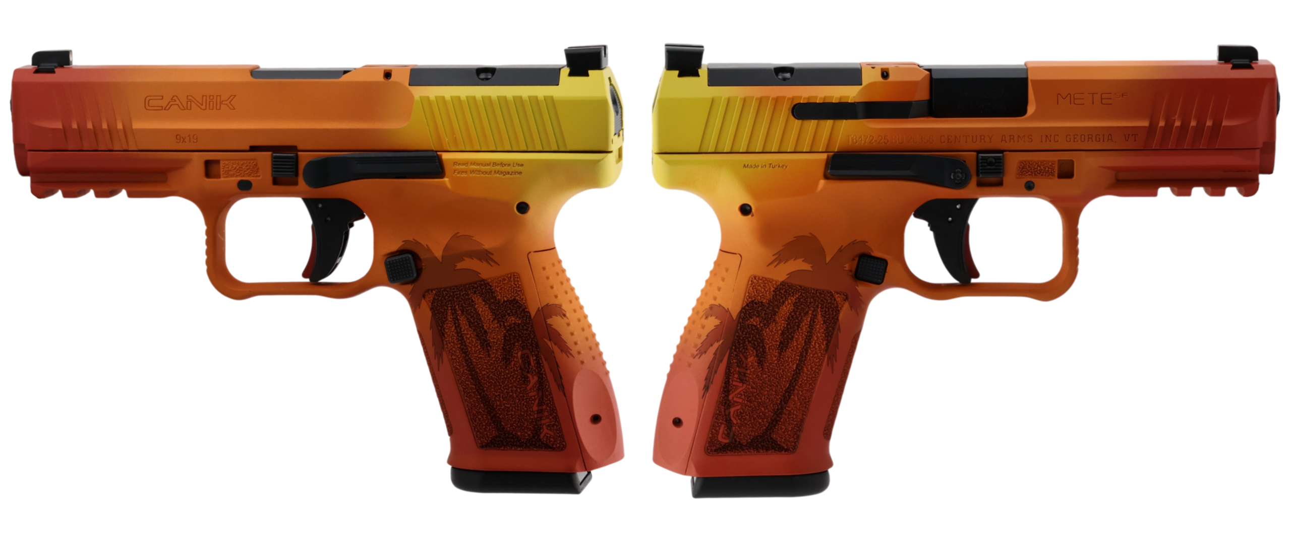 CENTURY CANIK METE SF SUNSET 9MM BLK PSTL 4.19" 1-15RD MAG 3 CENTURY CANIK METE SF SUNSET 9MM BLK PSTL 4.19" 1-15RD MAG