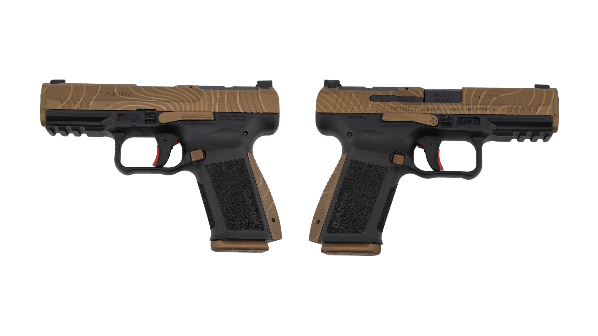CENTURY CANIK METE SF TOPO 9MM PISTOL 2-15RD MAGS 3 CENTURY CANIK METE SF TOPO 9MM PISTOL 2-15RD MAGS
