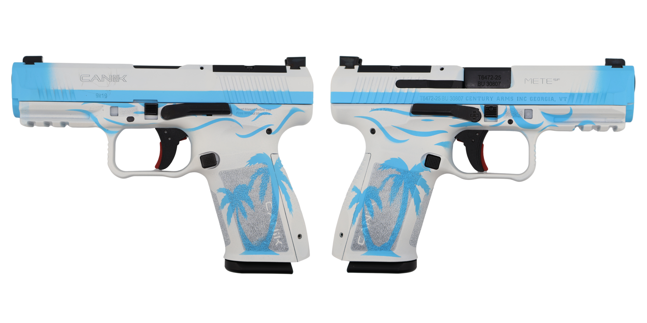 CENTURY CANIK METE SF MALIBU 9MM PISTOL 4.19 BRL 1-15RD MAG 3 CENTURY CANIK METE SF MALIBU 9MM PISTOL 4.19 BRL 1-15RD MAG