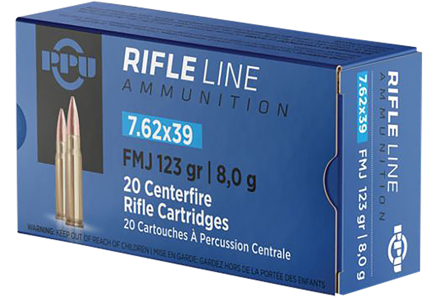 PPU 7.62X39 FMJ 123GR 20RD BOX 50 BOXES PER CASE 3 PPU 7.62X39 FMJ 123GR 20RD BOX 50 BOXES PER CASE