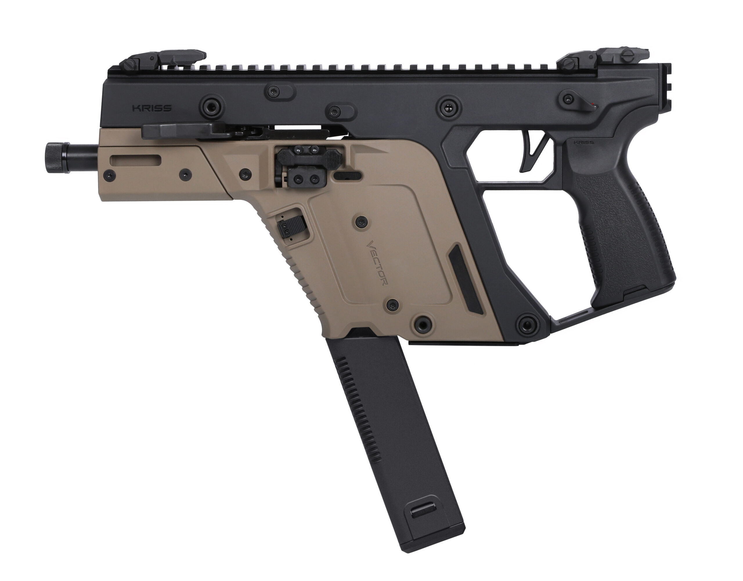 KRISS USA VECTOR SDP G3 10MM BK/FDE 5.5" 3 KRISS USA VECTOR SDP G3 10MM BK/FDE 5.5"