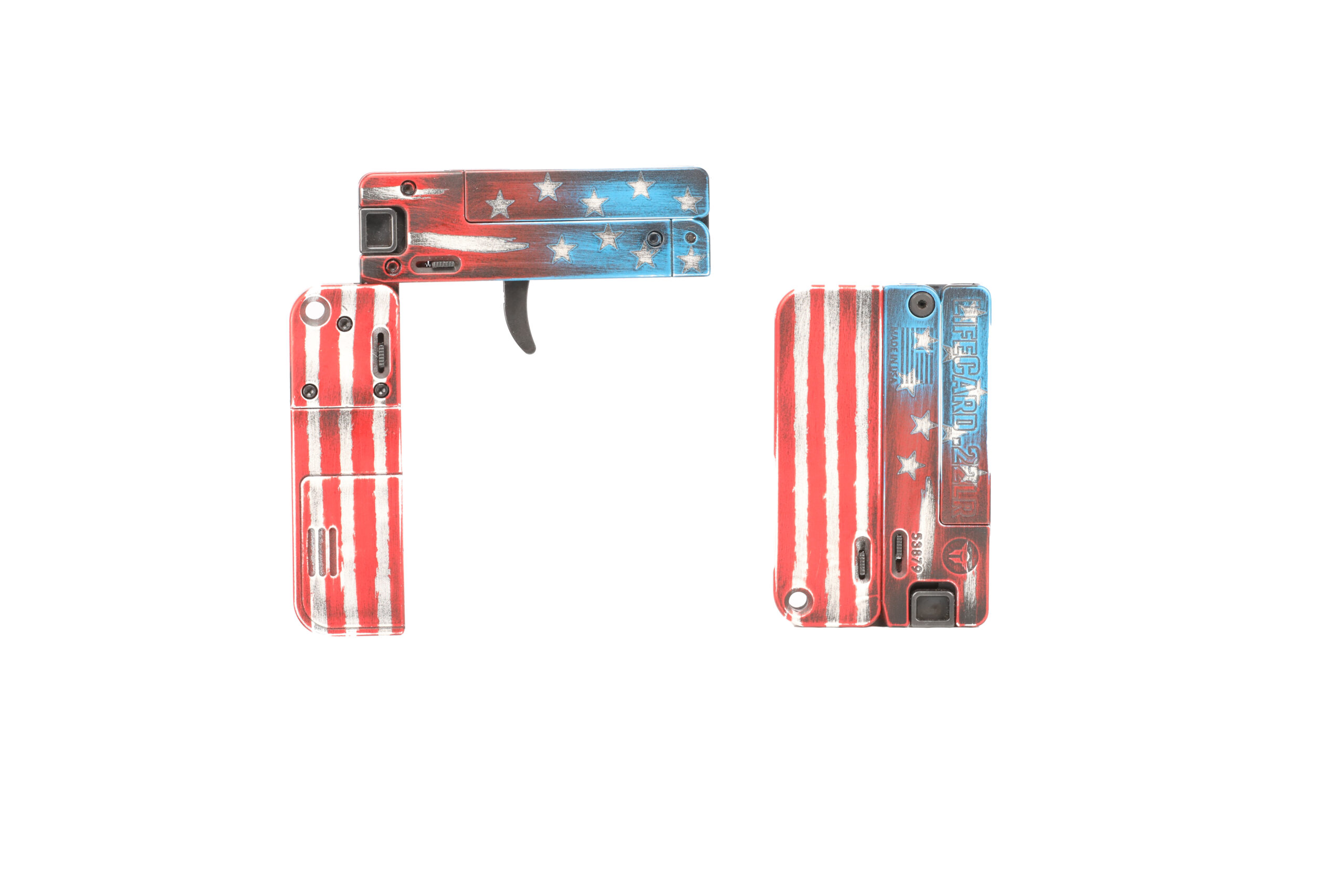 TRAILBLAZER FIREARMS LIFECARD 22LR USA FLAG 3 TRAILBLAZER FIREARMS LIFECARD 22LR USA FLAG