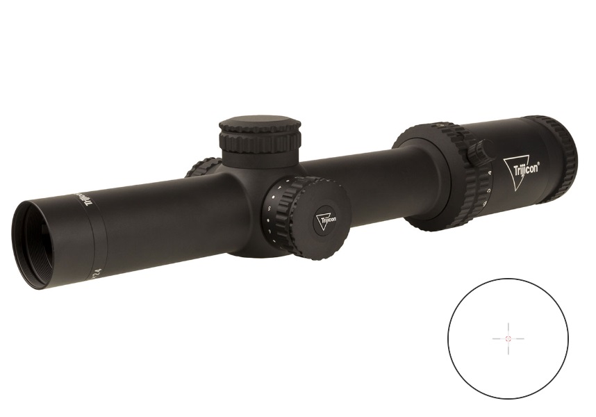 TRIJICON CREDO 1-6X24 BLK 30MM MRAD RED 3 TRIJICON CREDO 1-6X24 BLK 30MM MRAD RED