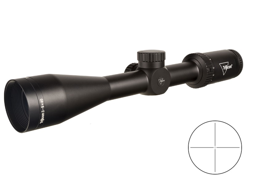 TRIJICON HURON 3-9X40 BLK 1" DUPLEX 3 TRIJICON HURON 3-9X40 BLK 1" DUPLEX