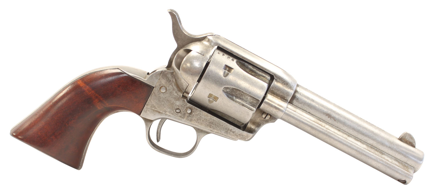 Taylors & Company 555111 1873 Cattleman 45 Colt (LC) Caliber with 4.75" Barrel, 6rd Capacity Cylinder, Overall Antique Finish Steel & Walnut Grip 3 Taylors & Company 555111 1873 Cattleman 45 Colt (LC) Caliber with 4.75" Barrel, 6rd Capacity Cylinder, Overall Antique Finish Steel & Walnut Grip