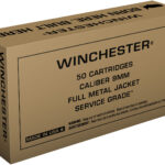 Winchester Ammo SG9W Service Grade 9mmLuger 115gr Full Metal Jacket 50 Per Box/10 Case 1 102081