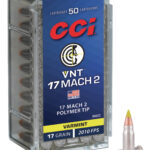 CCI 948CC VNT Rimfire 17Mach2 17gr Varmint Tipped 50 Per Box/100 Case 2 109593