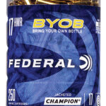 Federal 770BTL250 Champion Training BYOB 17HMR 17gr Speer TNT Jacketed Hollow Point 250 Per Box/8 Case 1 110404