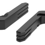 Cross Armory CRGMCBK Mag Catch Extended Compatible w/Glock Gen1-3/P80 Black Anodized Aluminum 1 114915