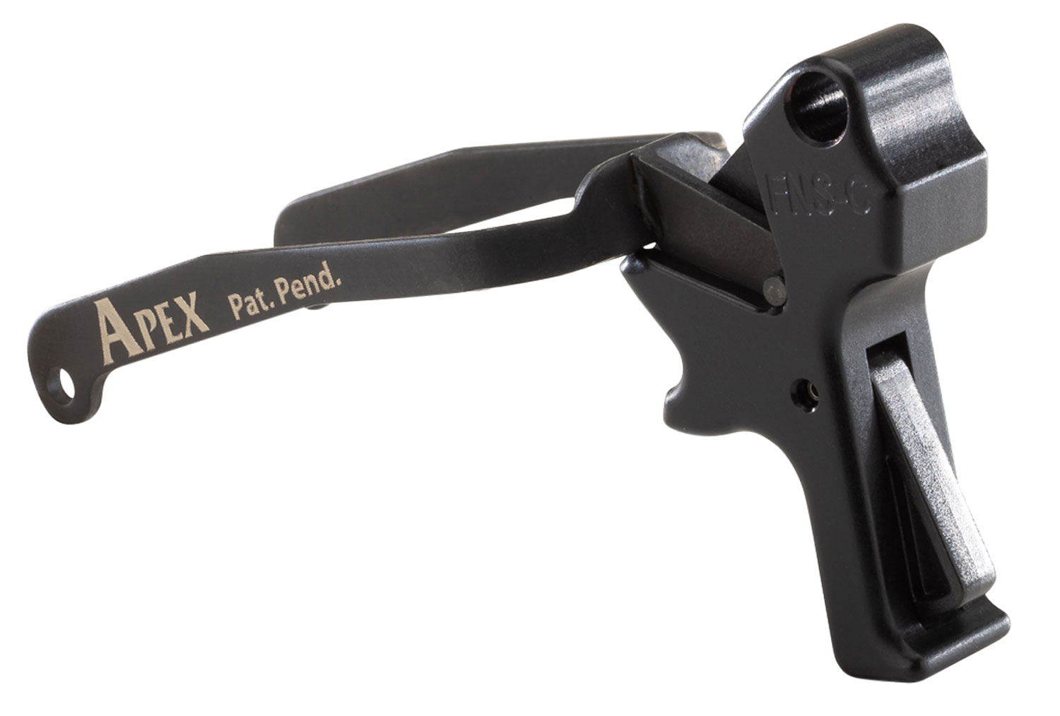 Apex Tactical 119113 Action Enhancement Black Drop-In Trigger Fits FN FNS Compact 3 Apex Tactical 119113 Action Enhancement Black Drop-In Trigger Fits FN FNS Compact
