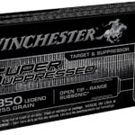 Winchester Ammo SUP350 Super Suppressed 350Legend 255gr Open Tip Range 20 Per Box/10 Case 2 121902