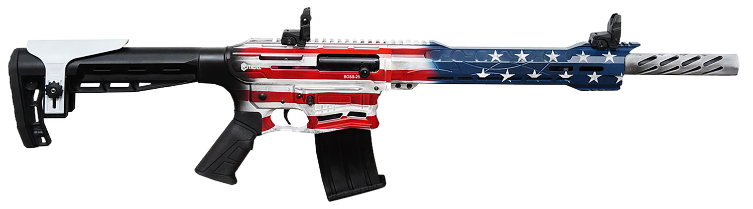Citadel CBOSS2512USA Boss-25 12 Gauge 3" 18.75" 5+1 American Flag Cerakote Rec/Barrel Black Fixed Adjustable Comb Stock Right Hand 3 Citadel CBOSS2512USA Boss-25 12 Gauge 3" 18.75" 5+1 American Flag Cerakote Rec/Barrel Black Fixed Adjustable Comb Stock Right Hand