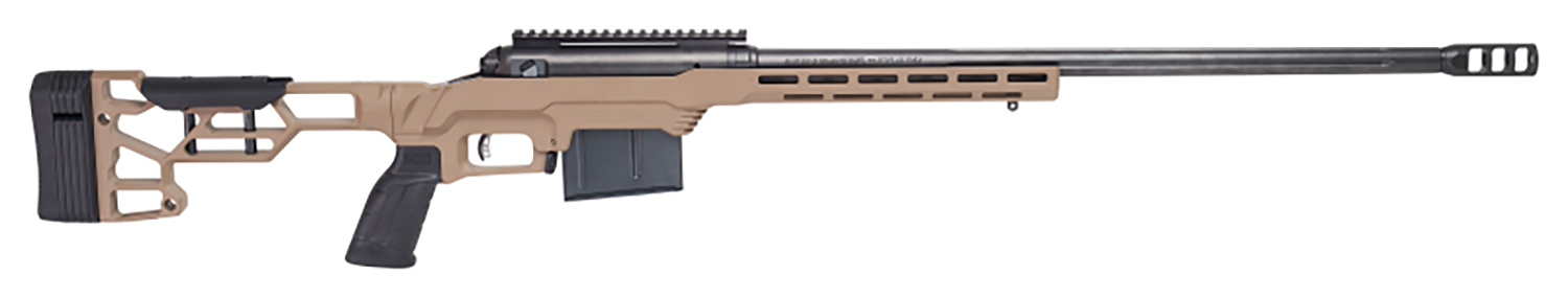 Savage Arms 57695 110 Precision 308 Win 10+1 20", Matte Black Rec/Barrel, Flat Dark Earth Cerakote MDT LSS XL Chassis, Polymer Grip, Left Hand 3 Savage Arms 57695 110 Precision 308 Win 10+1 20", Matte Black Rec/Barrel, Flat Dark Earth Cerakote MDT LSS XL Chassis, Polymer Grip, Left Hand
