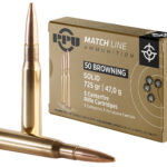 PPU PPM50 Match 50BMG 725gr Full Metal Jacket Solid 5 Per Box/20 Case 1 128265