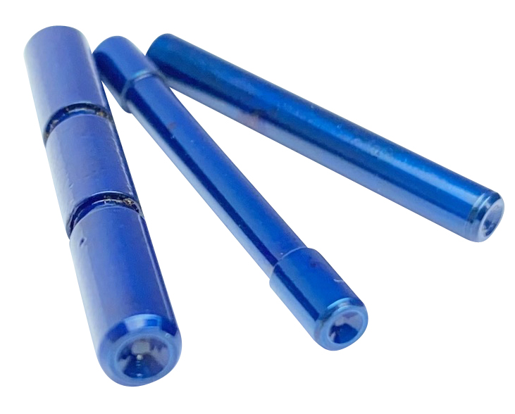 Cross Armory CRGPSBL 3 Pin Set Dimpled Compatible w/Glock Gen1-3 Blue Steel 3 Cross Armory CRGPSBL 3 Pin Set Dimpled Compatible w/Glock Gen1-3 Blue Steel
