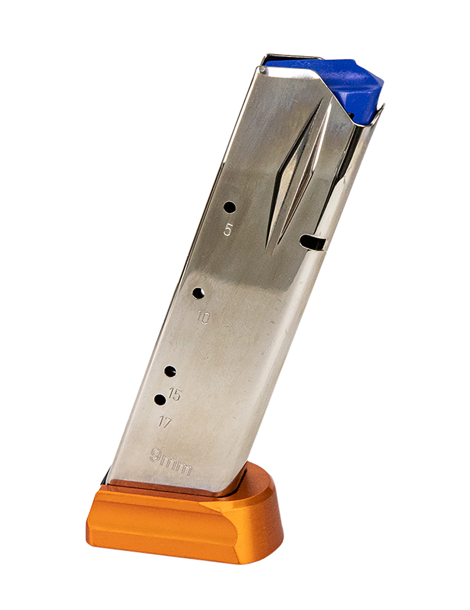 CZ-USA 11163 CZ 75 19rd 9mm Luger Fits CZ Shadow 2/CZ 75 SP-01 Nickel/Orange Steel 3 CZ-USA 11163 CZ 75 19rd 9mm Luger Fits CZ Shadow 2/CZ 75 SP-01 Nickel/Orange Steel