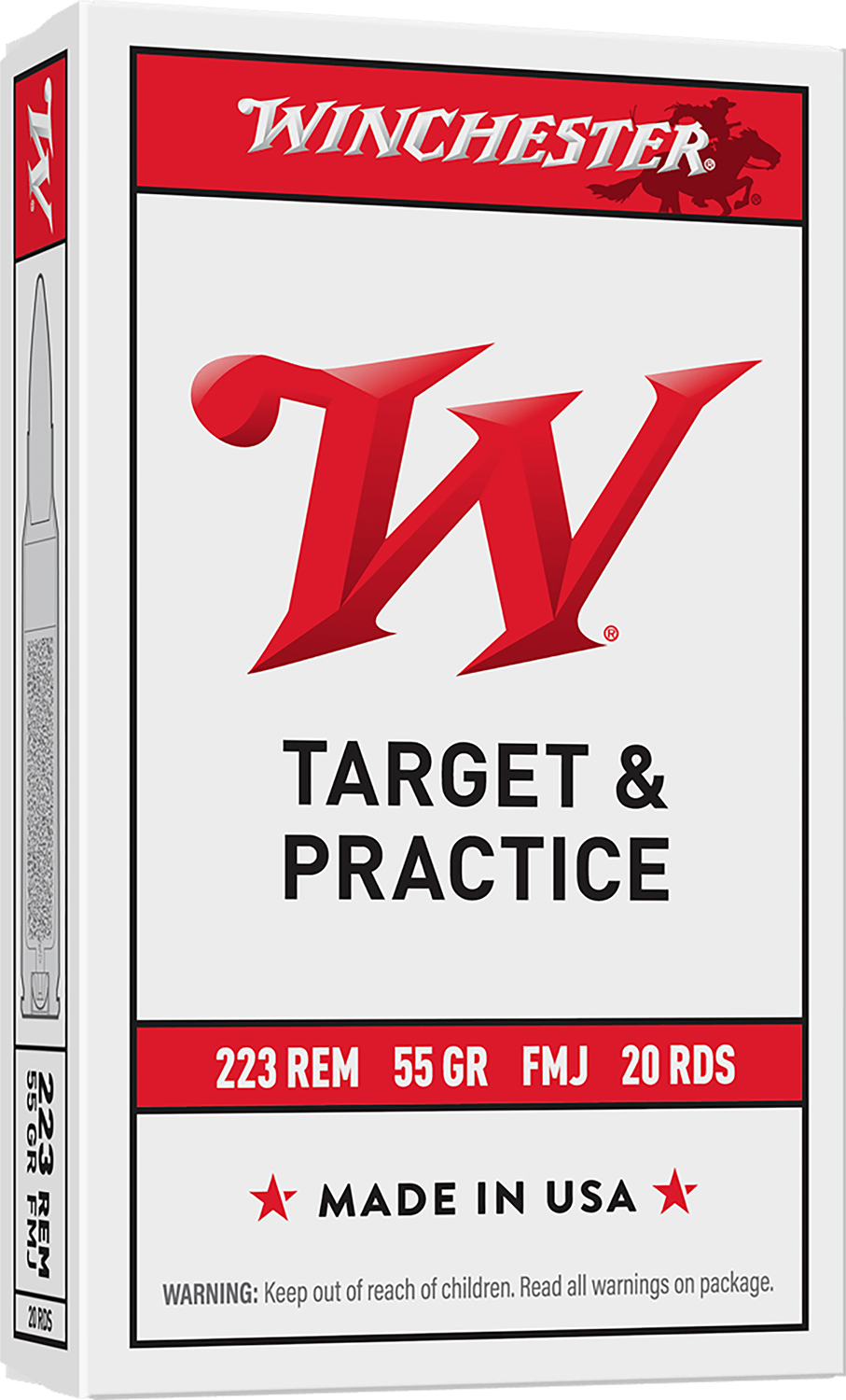 Winchester Ammo W223K USA 223Rem 55gr Full Metal Jacket 20 Per Box/50 Case 3 Winchester Ammo W223K USA 223Rem 55gr Full Metal Jacket 20 Per Box/50 Case