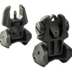 Meprolight USA 403220 FRBS Sight Set Black AR-15 Flip Up Orange Tritium Front/Green Tritium Rear 1 134602