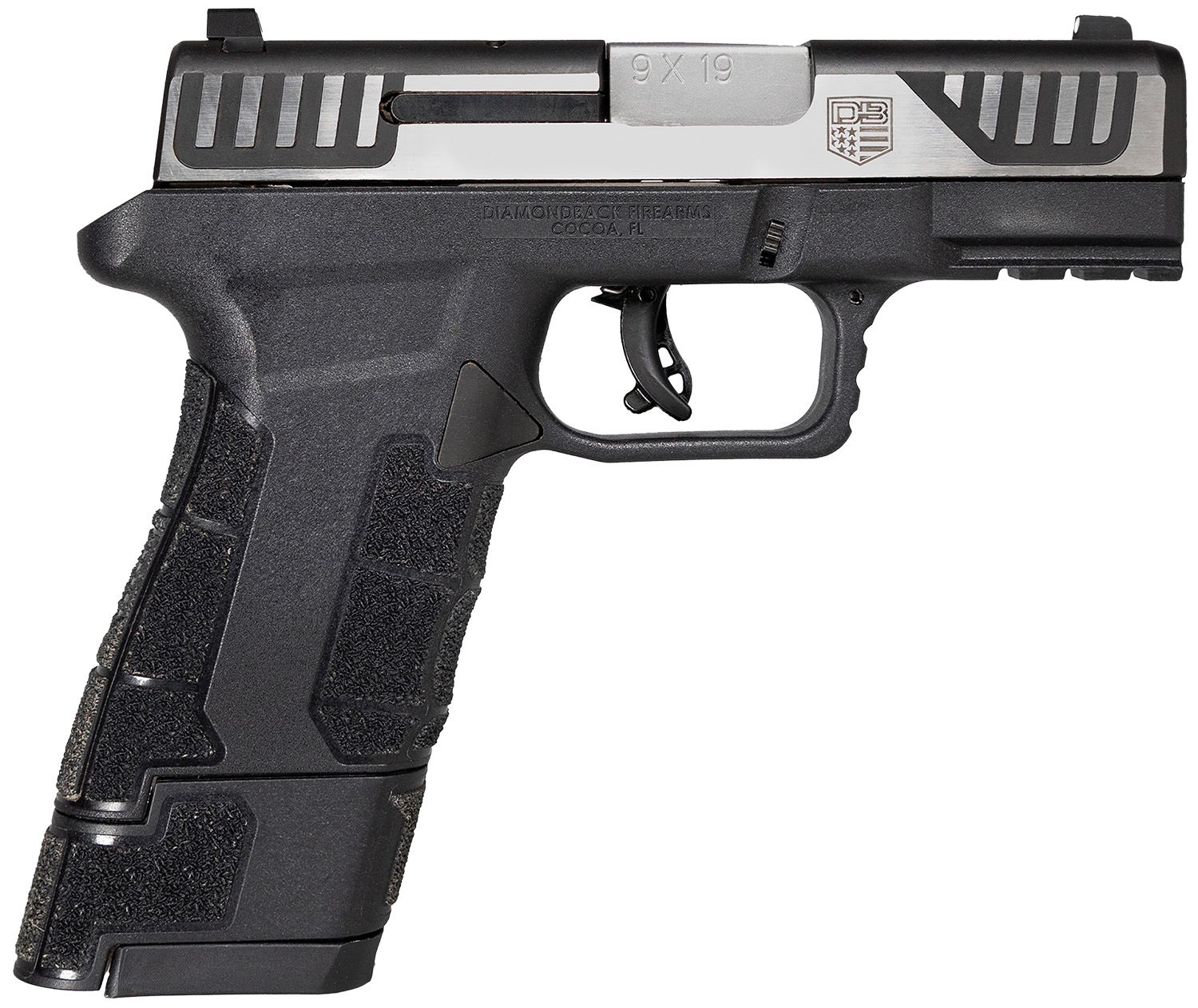 Diamondback DB0300P031 AM2 Sub-Compact Frame 9mm Luger 17+1, 3.50" Stainless Steel Barrel, Serrated Stainless Steel Slide, Black Polymer Frame w/Picatinny Rail & Polymer Grip 3 Diamondback DB0300P031 AM2 Sub-Compact Frame 9mm Luger 17+1, 3.50" Stainless Steel Barrel, Serrated Stainless Steel Slide, Black Polymer Frame w/Picatinny Rail & Polymer Grip