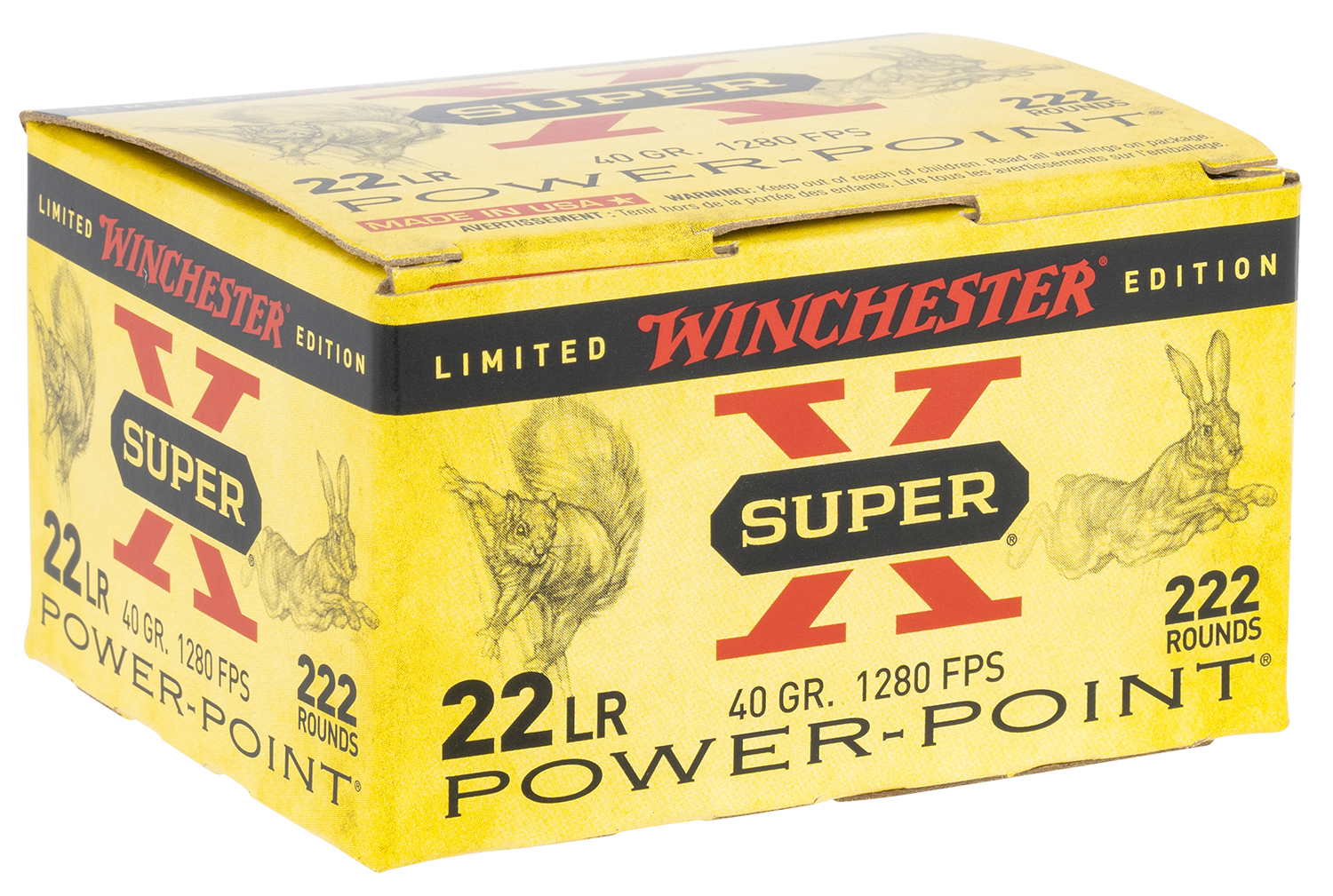Winchester Ammo X22LRPPB Super X 22LR 40gr Plated Hollow Point 222 Per Box/10 Case 3 Winchester Ammo X22LRPPB Super X 22LR 40gr Plated Hollow Point 222 Per Box/10 Case