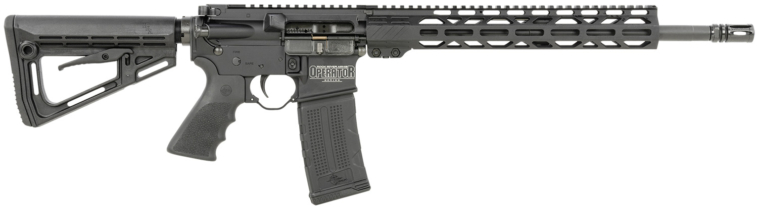 Rock River Arms OP1500 LAR-15M Operator ETR Carbine 5.56x45mm NATO 16" 30+1, Black, RRA NSP-2 Stock & Hogue Grip, Carrying Case 3 Rock River Arms OP1500 LAR-15M Operator ETR Carbine 5.56x45mm NATO 16" 30+1, Black, RRA NSP-2 Stock & Hogue Grip, Carrying Case