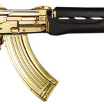 Zastava Arms Usa ZP92762MGL ZPAP 92 7.62x39mm 30+1 10" 24K Gold Plated/Cold Hammer Forged, Chrome Lined Barrel, Steel 24K Gold Plated Receiver, Dark Walnut Grips 1 149513