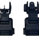 NcStar VG166 Picatinny Low Profile Front and Rear Sight Set Black Polymer 1 150120