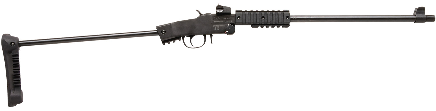 Chiappa Firearms 500265 Little Badger Xtreme Full Size 22 LR 1 Shot, 16.50" Black Steel Threaded Barrel, Black Quad Picatinny Receiver, Black Folding Steel Rod Stock, Right Hand 3 Chiappa Firearms 500265 Little Badger Xtreme Full Size 22 LR 1 Shot, 16.50" Black Steel Threaded Barrel, Black Quad Picatinny Receiver, Black Folding Steel Rod Stock, Right Hand