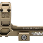 Geissele Automatics AR15 Super Precision Scope Mount/Ring Combo Desert Dirt Color Anodized 2 153534