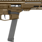 CMMG 99A68A2MB Dissent MKGS 9mm Luger 33+1 6.50", Midnight Bronze Rec, Picatinny Brace Adapter, 5.50" M-LOK Handguard, Left Side Charging Handle, Zeroed Linear Comp, TriggerTech Trigger 2 153768