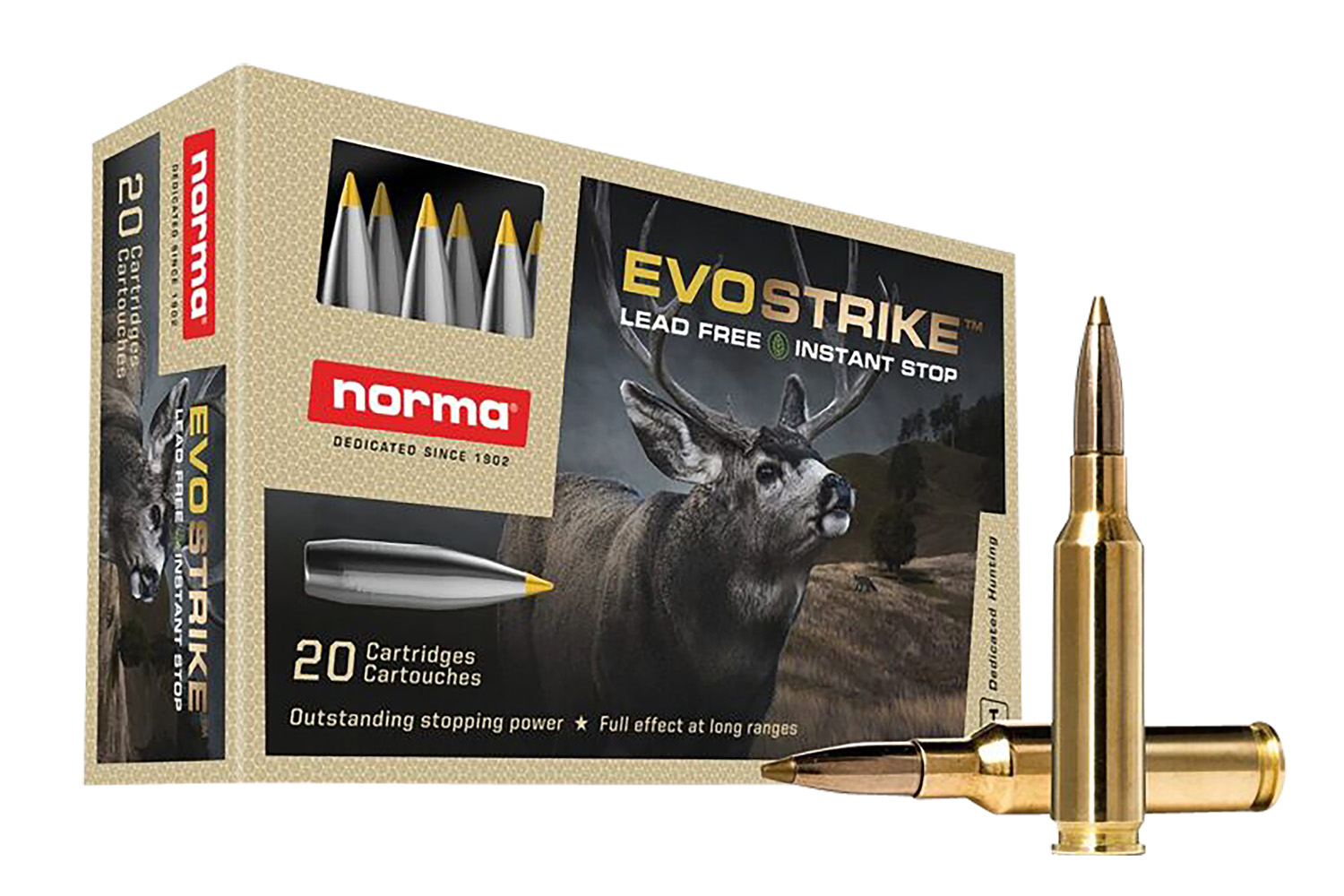 Norma Ammunition 20166482 Dedicated Hunting Evostrike 6.5Creedmoor 93gr Polymer Tip Boat Tail 20 Per Box/10 Case 3 Norma Ammunition 20166482 Dedicated Hunting Evostrike 6.5Creedmoor 93gr Polymer Tip Boat Tail 20 Per Box/10 Case