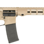 Maxim Defense MXM49735 MD15 L 5.56x45mm NATO 30+1 16" Fluted Barrel, FDE Rec/M-LOK Handguard, Black Magpul Furniture, SL-K Stock, MBUS Sights, Blackout Defense Flat Trigger 1 159406