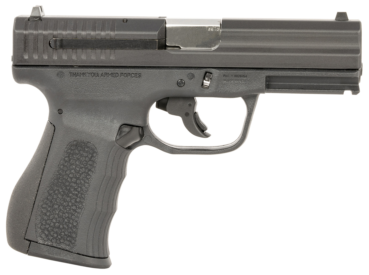 FMK G9C1G2BSSCMS 9C1 G2 *CA/MA Compliant Compact Frame 9mm Luger 10+1 3.87" Black Stainless Steel Barrel, Black Serrated Carbon Steel Slide, Black Polymer Frame w/Picatinny Rail, Black Backstrap Grip 3 FMK G9C1G2BSSCMS 9C1 G2 *CA/MA Compliant Compact Frame 9mm Luger 10+1 3.87" Black Stainless Steel Barrel, Black Serrated Carbon Steel Slide, Black Polymer Frame w/Picatinny Rail, Black Backstrap Grip