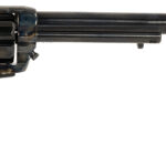 Cimarron PP558 Buntline 45 LC (Long Colt) 6 Shot 10" Blued Frame, Barrel & Cylinder, Walnut w/Inlaid Silver Medallion Grip 1 162334