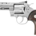 Colt Mfg PYTHONSP4WFTG Python Target 357 Mag/38 Special 6 Shot 4.25" Polished Stainless Steel Recessed Target Vent Rib Barrel, Cylinder & Frame, Walnut w/Medallion Grip, Exposed Hammer 2 162751
