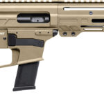 CMMG 45A4C0FCT Dissent MKG 45 ACP 13+1 6.50" Black Nitride Medium Taper Threaded Barrel, CMMG 5.5" M-LOK Handguards, Coyote Tan Cerakote Aluminum Picatinny Rail Receiver, CMMG Zeroed Grips 2 166371