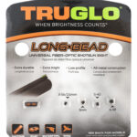 Truglo TG947UR Long Bead Metal Universal Shotgun Red Fiber Optic Black 1 16751