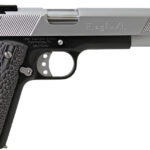 Iver Johnson Arms EAGLEXL10TT Eagle Deluxe 10mm Auto 8+1 6" Steel Barrel, Hard Chrome Serrated Steel Slide, Matte Black Steel Frame w/Beavertail, Black/Gray G10 Grip 1 169618