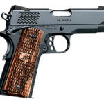 Kimber Mfg, Inc 3200118 Raptor II Pro 45 ACP 8+1 4" Stainless Match Grade Barrel, Matte Black Serrated Steel Slide, Matte Black Steel Frame w/Beavertail, Zebrawood Grip 2 170528