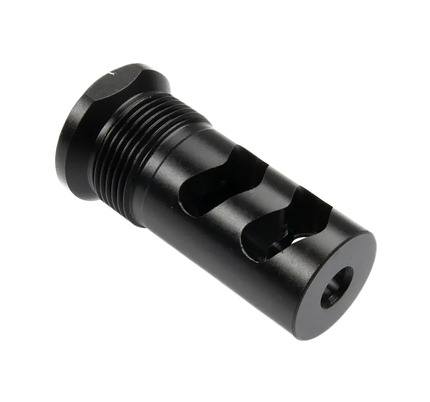 Wilson Combat SPRTMBFB556 Muzzle Brake Whisper 5.56 1/2"x28 Black Melonite 3 Wilson Combat SPRTMBFB556 Muzzle Brake Whisper 5.56 1/2"x28 Black Melonite