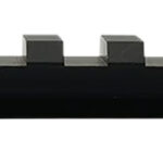 Weatherby J010001 Picatinny Rail Black Aluminum Weatherby Mark V Weaver Mount Magnum 9-Lug Action 20 MOA 1 172440