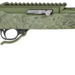 Tactical Solutions ATE2MODBHGGRN X-Ring VR Gen2 22 LR Matte OD Green Barrel & Receiver, Hogue OverMolded Ghillie Green Synthetic Stock 1 176126