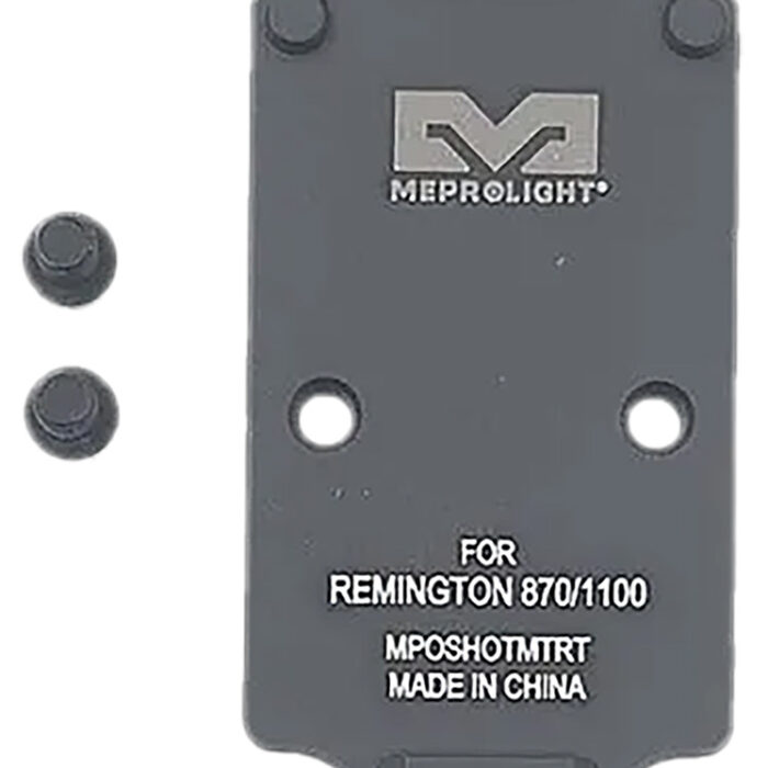 Meprolight USA 901141043 Optics Plate Shotgun Matte Black Aluminum Remington 870 RMR Footprint Mount