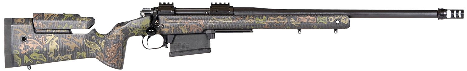 Geissele Automatics 08-538 King Hunter 7mm BC 20" Black Cerakote Threaded Barrel, Black Nitride Receiver w/Picatinny Rail, Geissele Camo Manners Long Range Hunter Carbon Fiber Stock 3 Geissele Automatics 08-538 King Hunter 7mm BC 20" Black Cerakote Threaded Barrel, Black Nitride Receiver w/Picatinny Rail, Geissele Camo Manners Long Range Hunter Carbon Fiber Stock
