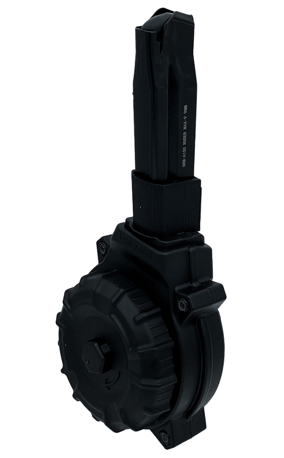 ProMag DRMA100 50rds Drum 9mm Fits Ruger Max-9 Black Polymer 3 ProMag DRMA100 50rds Drum 9mm Fits Ruger Max-9 Black Polymer