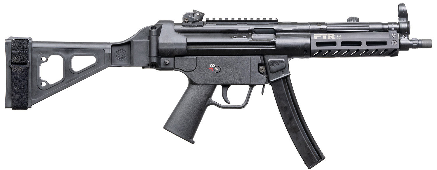 PTR 9CT BR 9mm Luger 30+1 8.86" Black Nitride 3-Lug Threaded Barrel, M-LOK Handguard, Black Parkerized Aluminum Picatinny Rail Receiver, SB Tactical Brace 3 PTR 9CT BR 9mm Luger 30+1 8.86" Black Nitride 3-Lug Threaded Barrel, M-LOK Handguard, Black Parkerized Aluminum Picatinny Rail Receiver, SB Tactical Brace